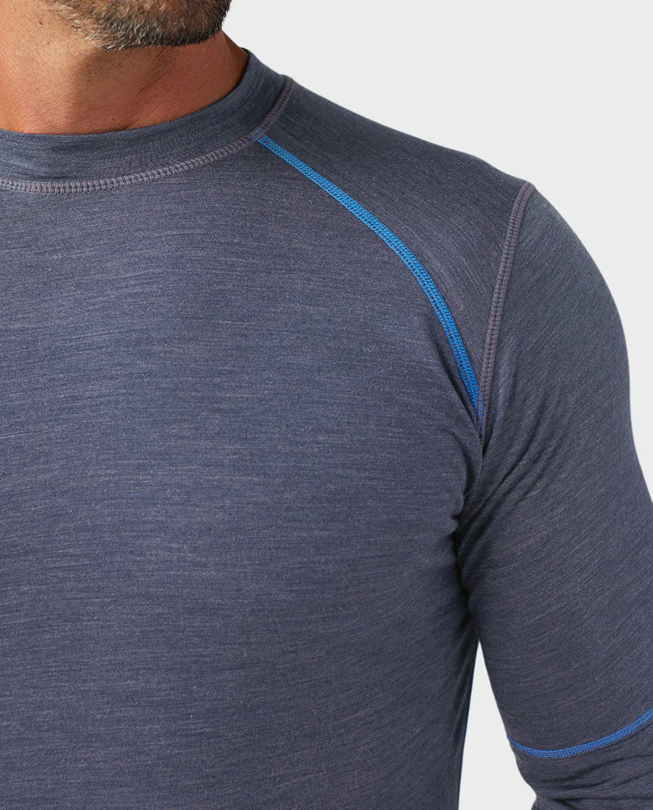 Men's Basis PeakWool Lightweight Crew LS - Image 10