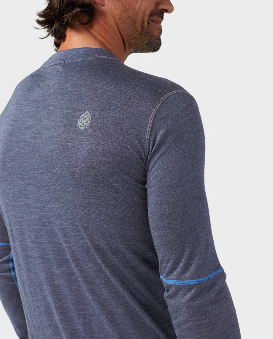 Men's Basis PeakWool Lightweight Crew LS - Image 11