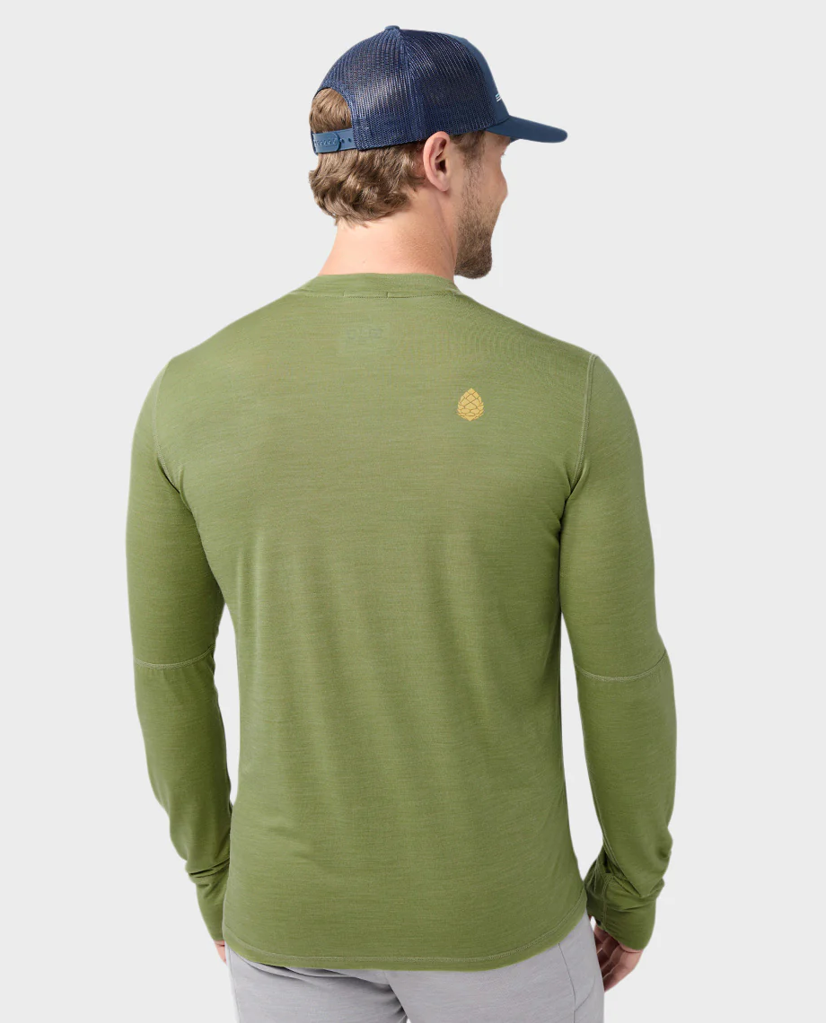 Men's Basis PeakWool Lightweight Crew LS - Image 18