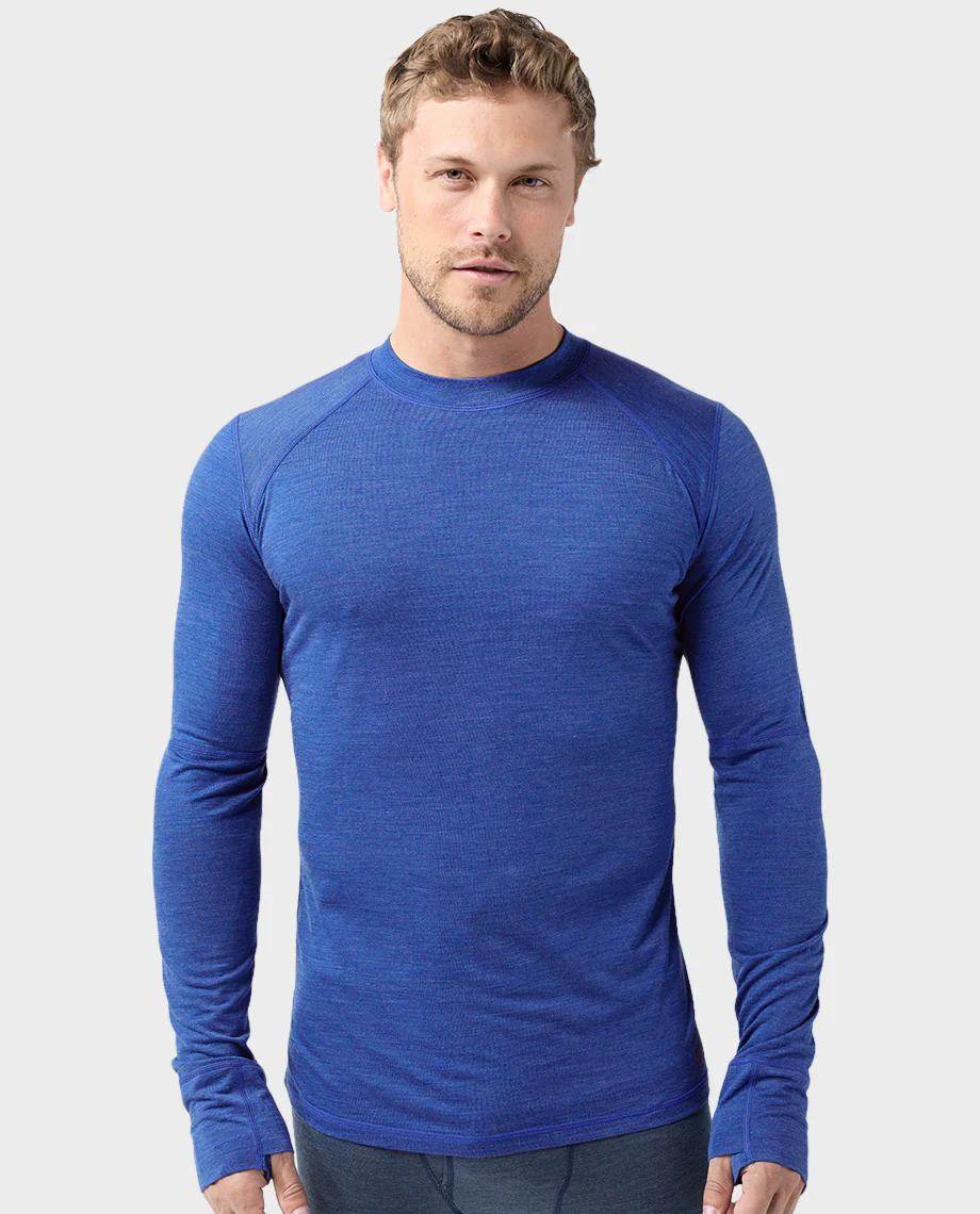 Men's Basis PeakWool Lightweight Crew LS - Image 24