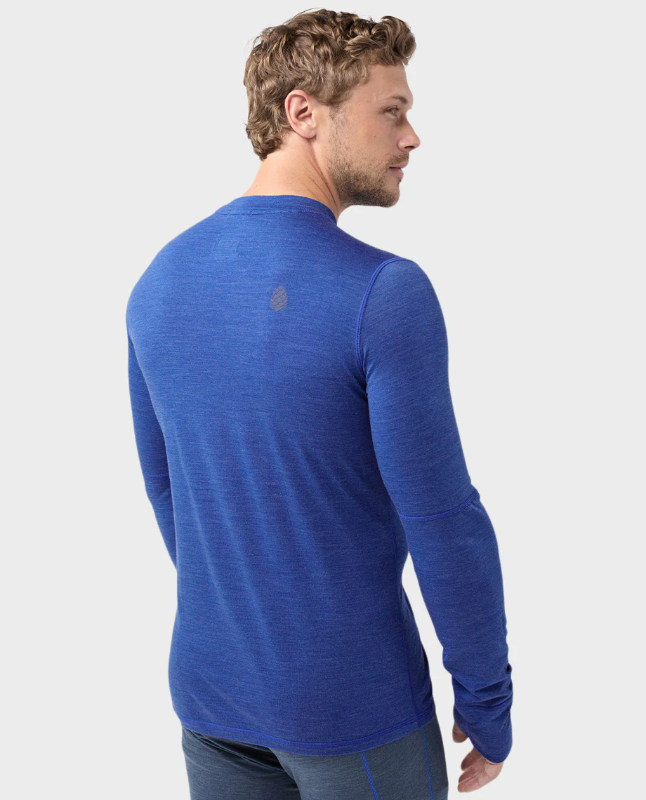 Men's Basis PeakWool Lightweight Crew LS - Image 25