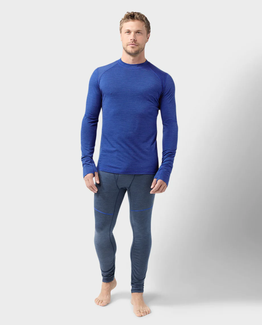 Men's Basis PeakWool Lightweight Crew LS - Image 26