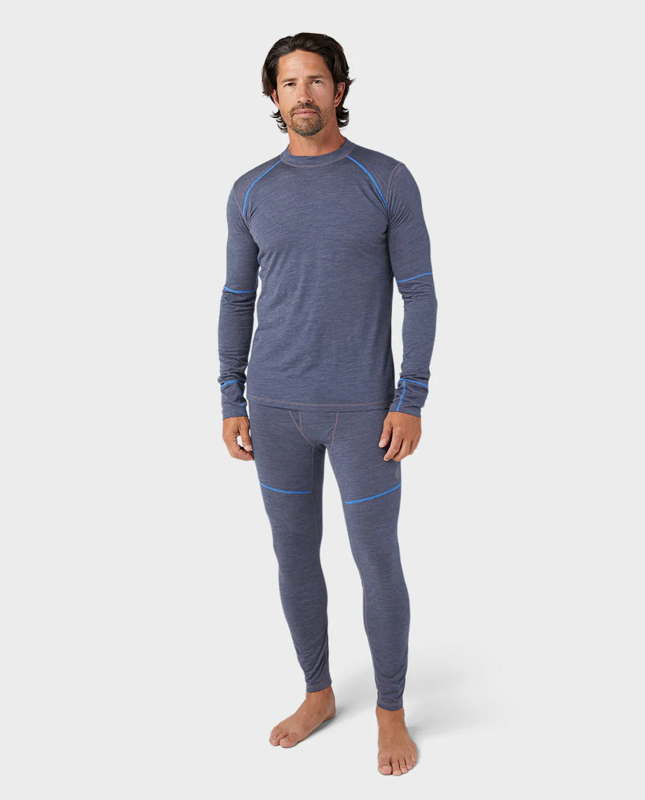 Men's Basis PeakWool Lightweight Crew LS - Image 3