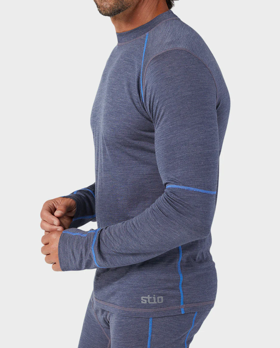 Men's Basis PeakWool Lightweight Crew LS - Image 9