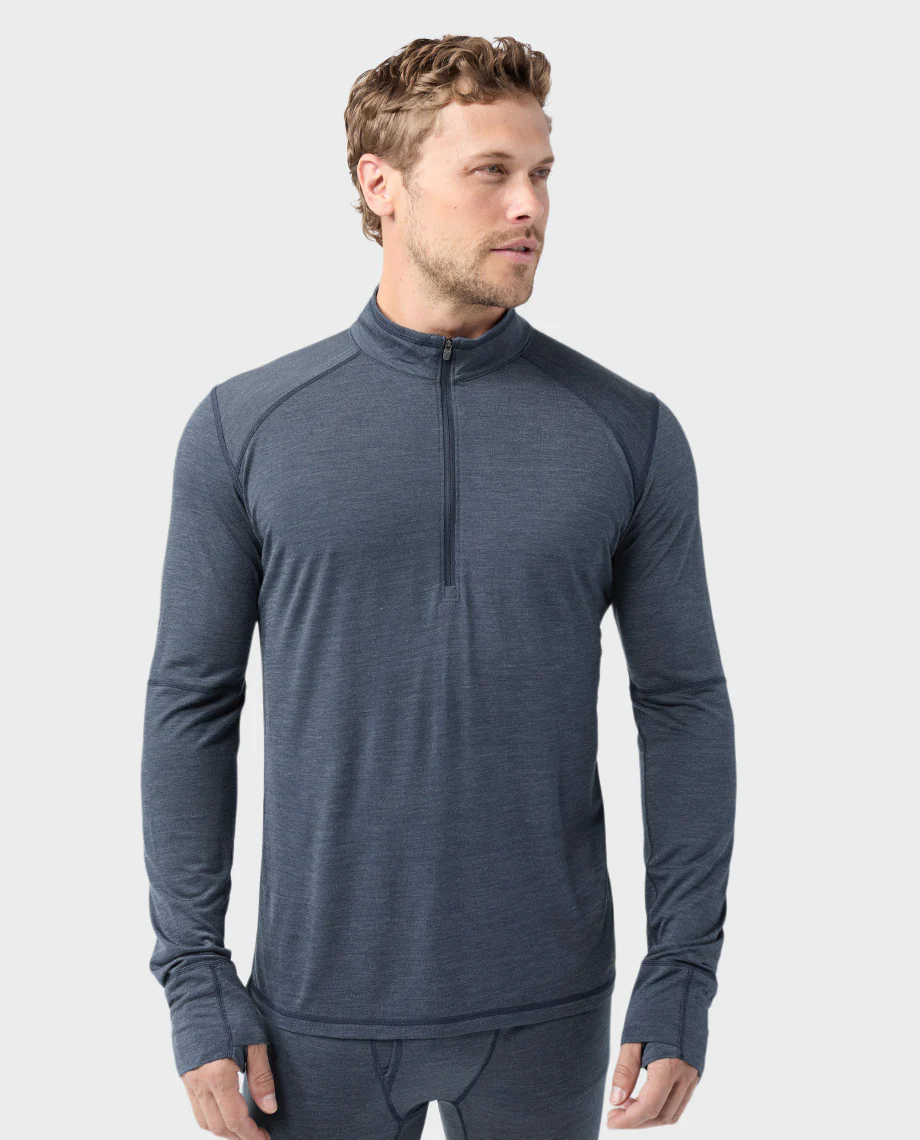 Men's Basis PeakWool Lightweight Half Zip - Image 11