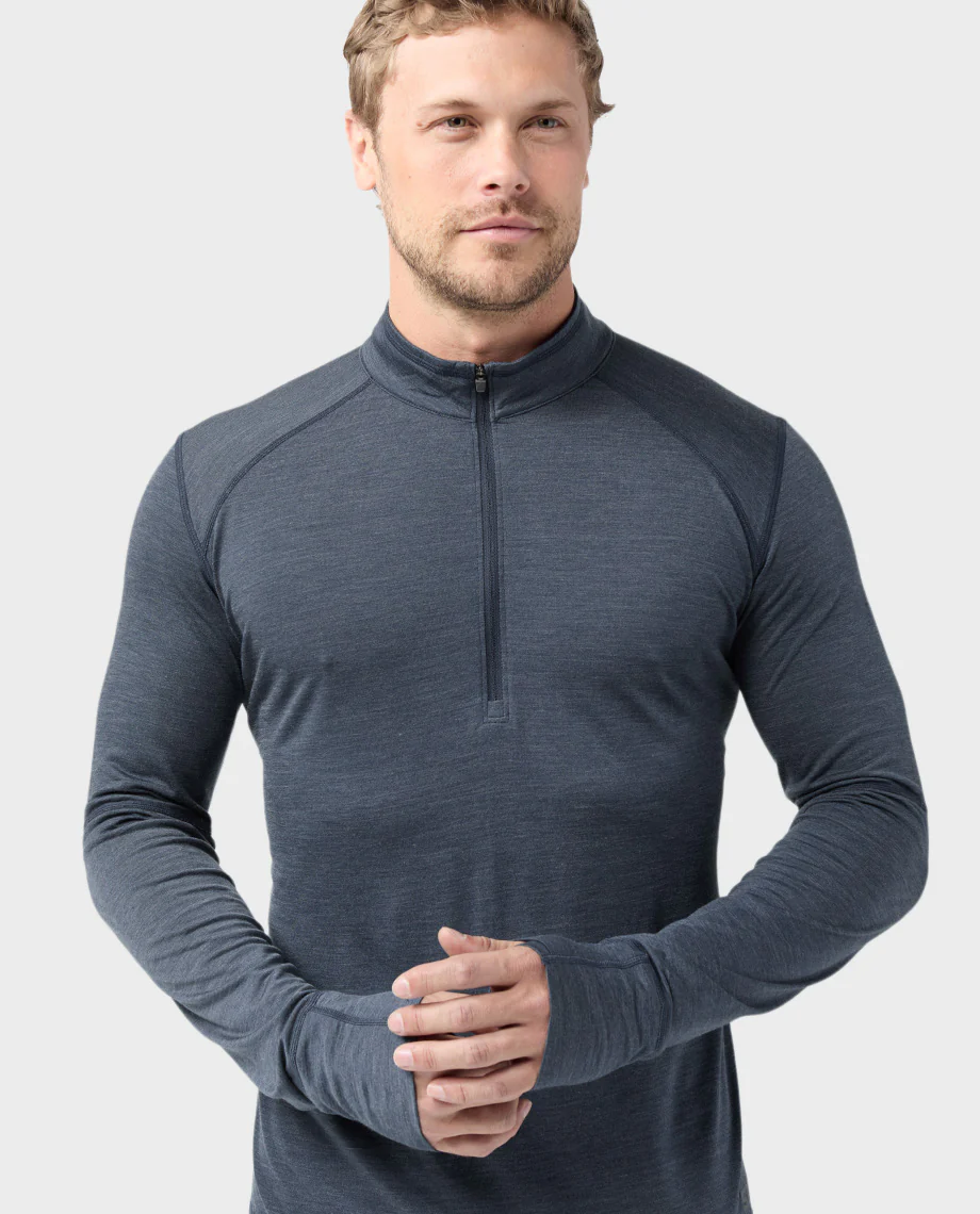 Men's Basis PeakWool Lightweight Half Zip - Image 13
