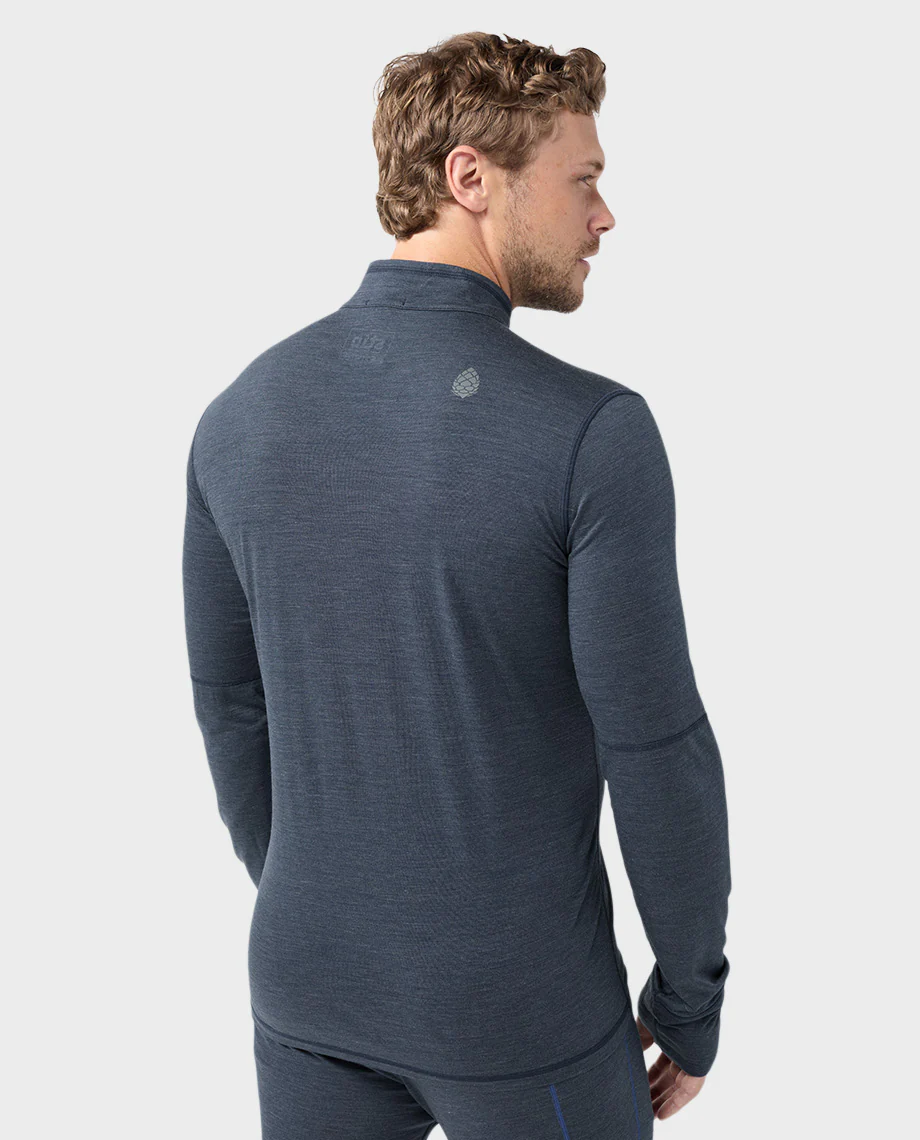 Men's Basis PeakWool Lightweight Half Zip - Image 14