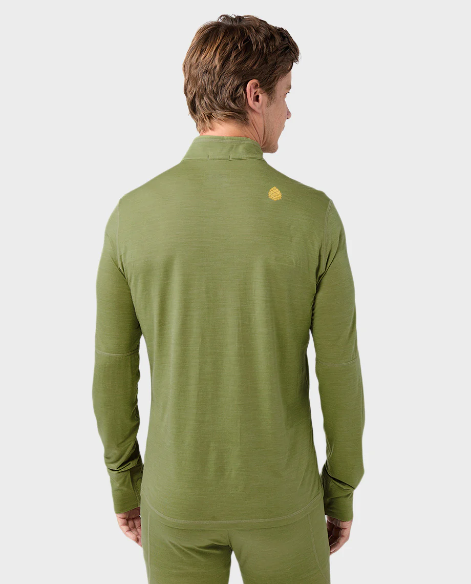 Men's Basis PeakWool Lightweight Half Zip - Image 4