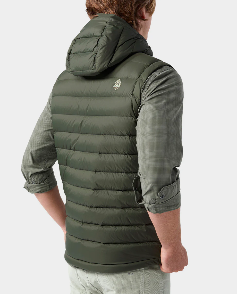 Men's Hometown Down Hooded Vest - Image 14