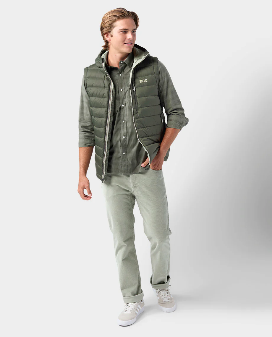 Men's Hometown Down Hooded Vest - Image 19