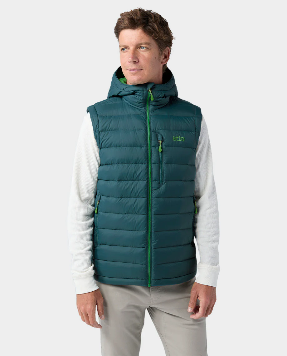 Men's Hometown Down Hooded Vest - Image 41