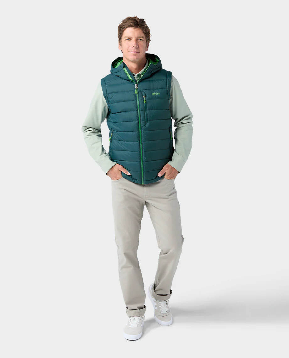 Men's Hometown Down Hooded Vest - Image 44