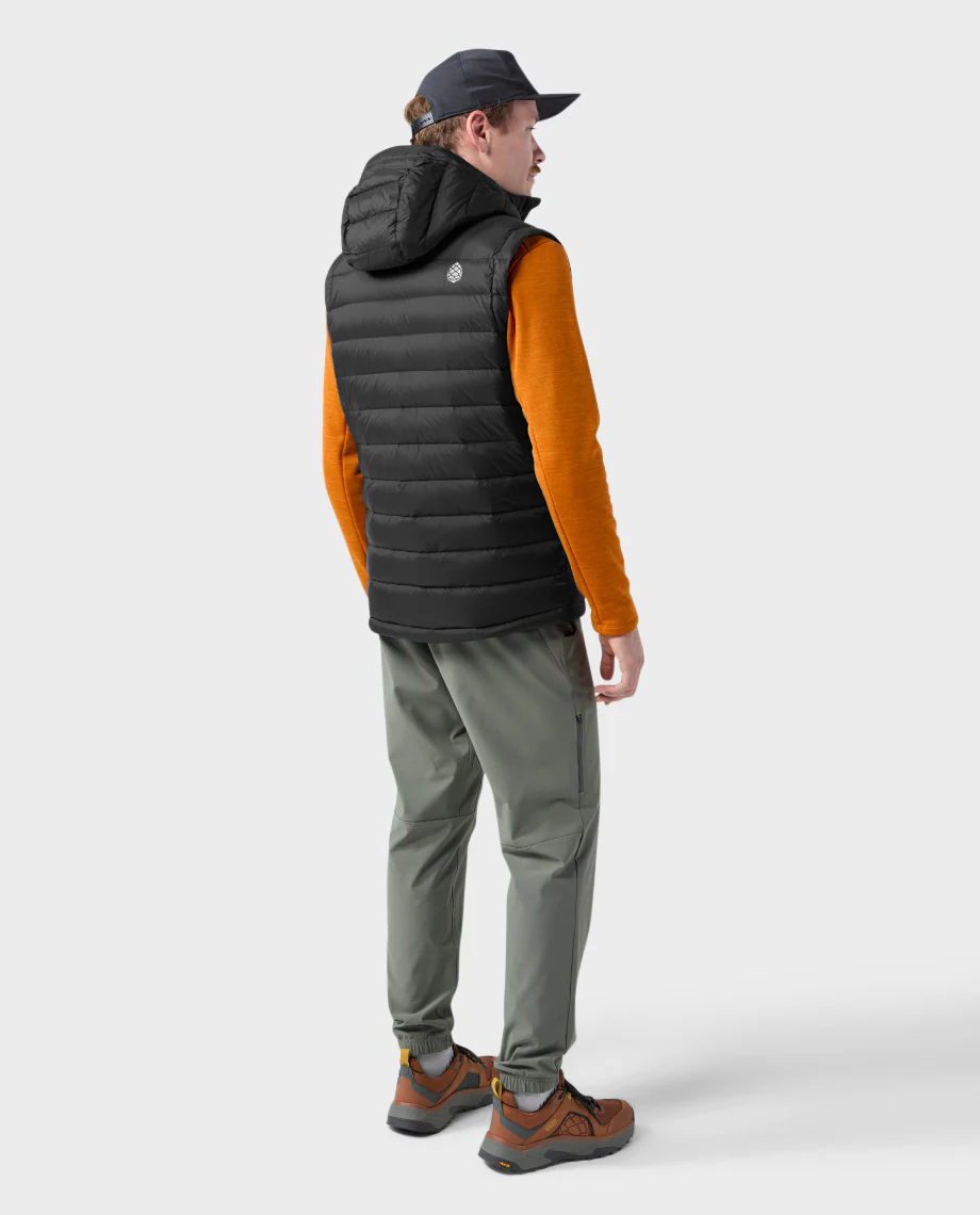 Men's Hometown Down Hooded Vest - Image 6