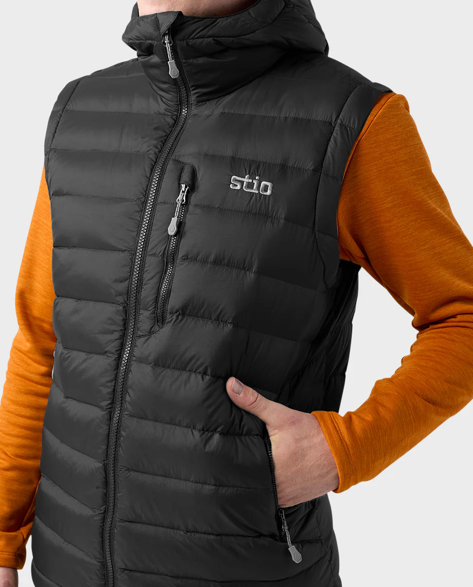 Men's Hometown Down Hooded Vest - Image 7