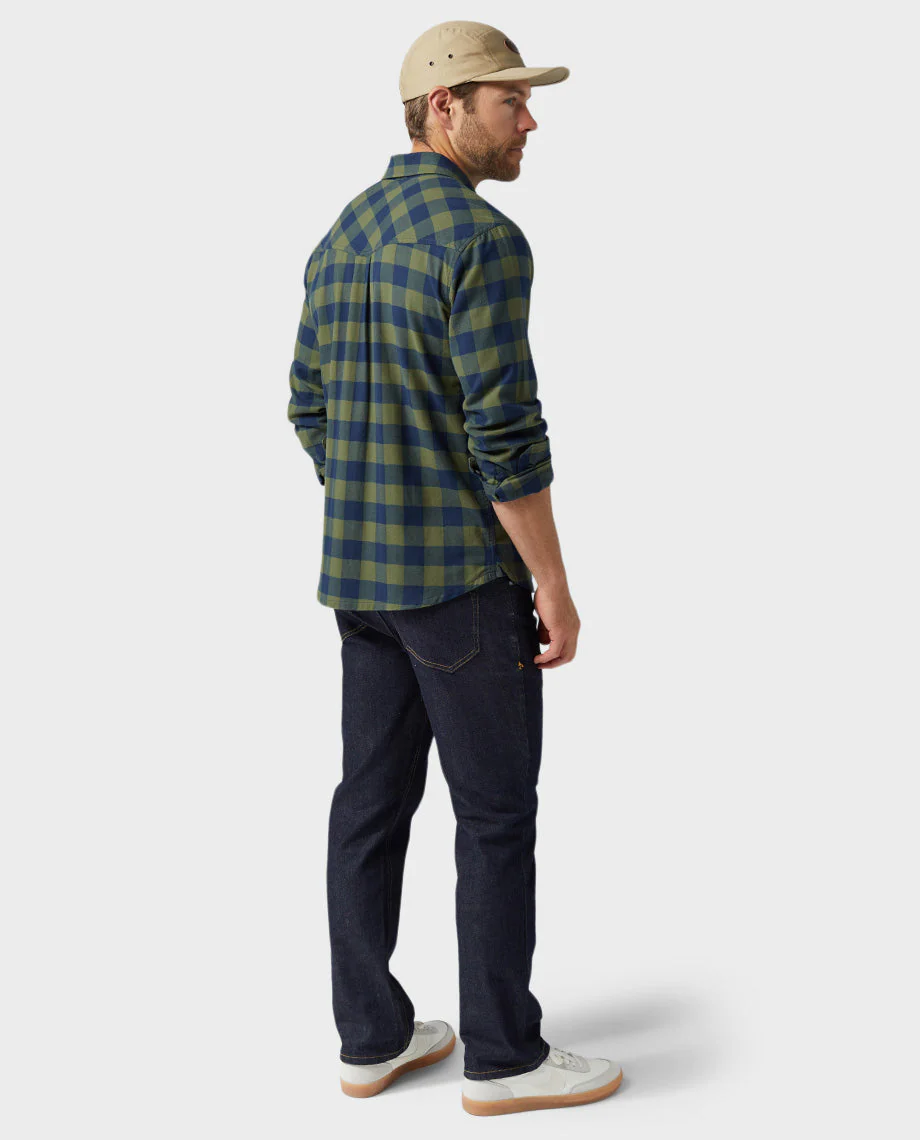Men's Miter Stretch Lightweight Flannel Shirt - Image 11