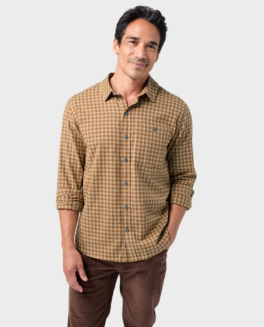 Men's Miter Stretch Lightweight Flannel Shirt - Image 14
