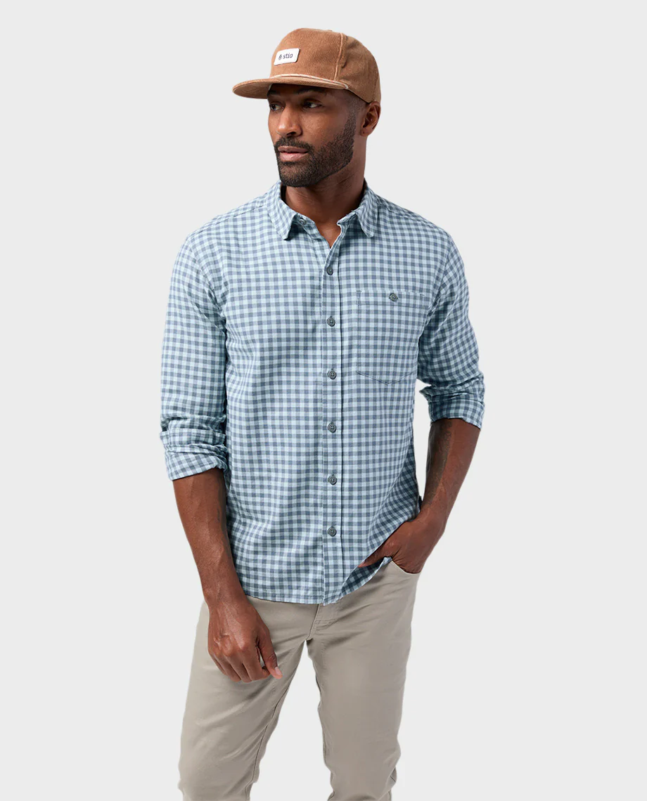Men's Miter Stretch Lightweight Flannel Shirt - Image 22