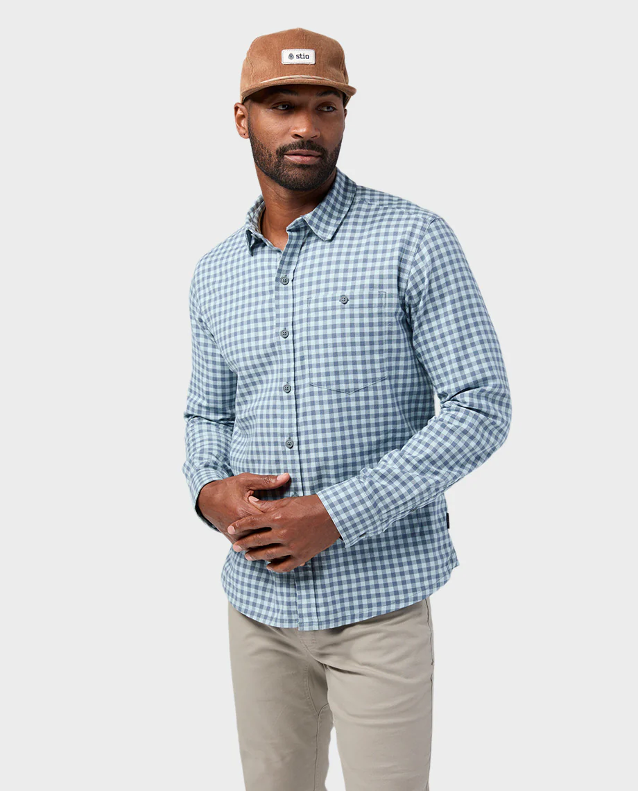 Men's Miter Stretch Lightweight Flannel Shirt - Image 25