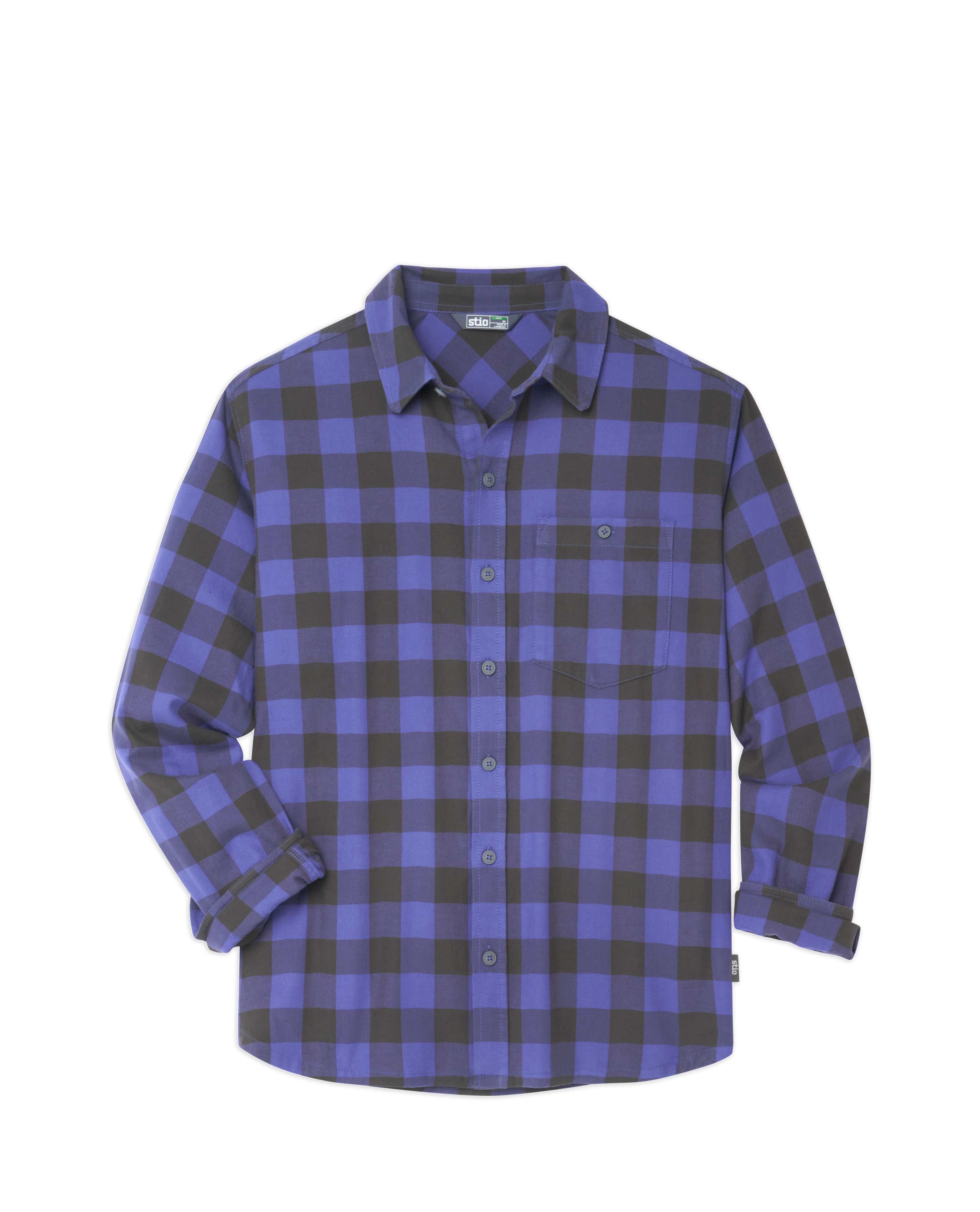 Men's Miter Stretch Lightweight Flannel Shirt - Image 26