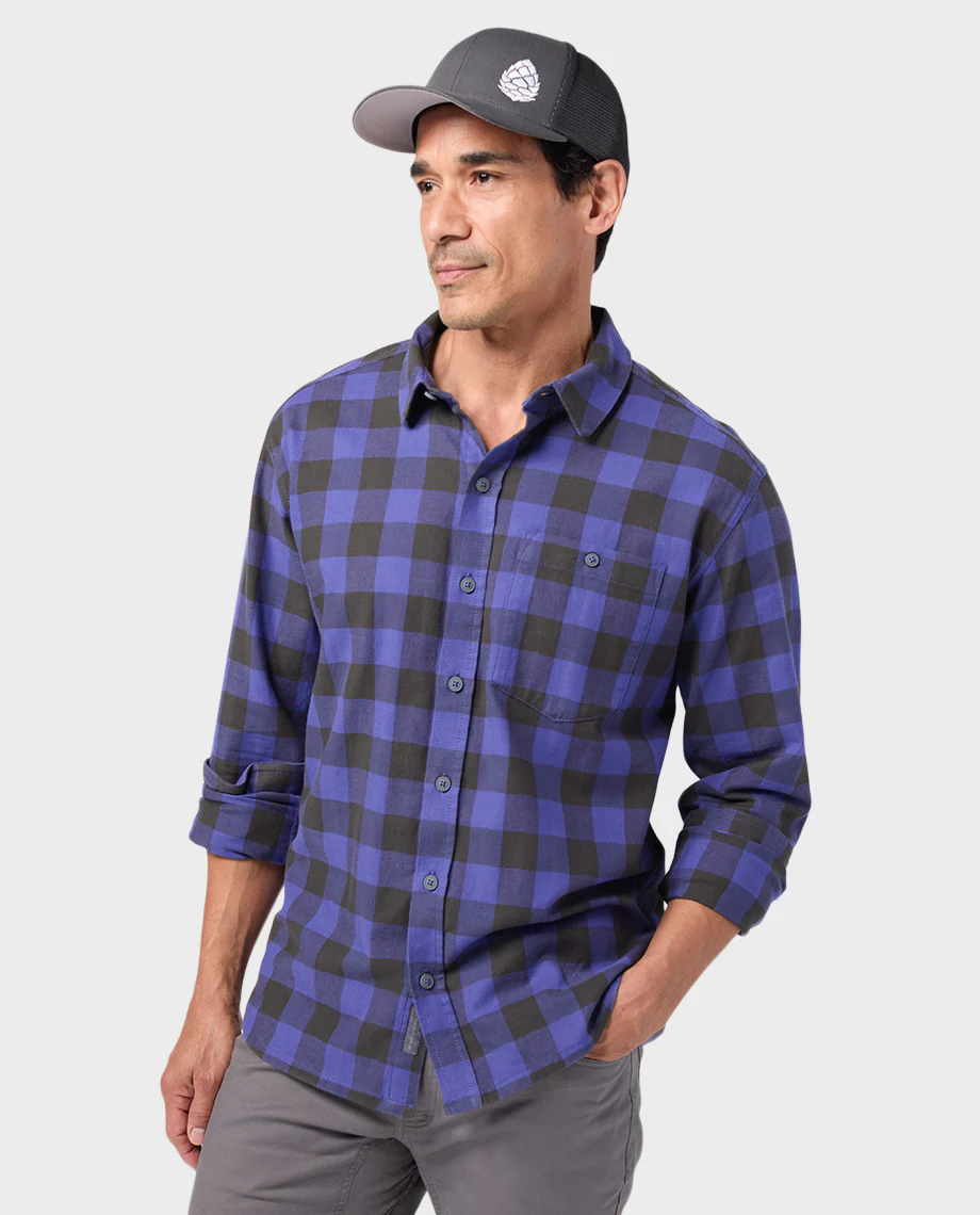 Men's Miter Stretch Lightweight Flannel Shirt - Image 30