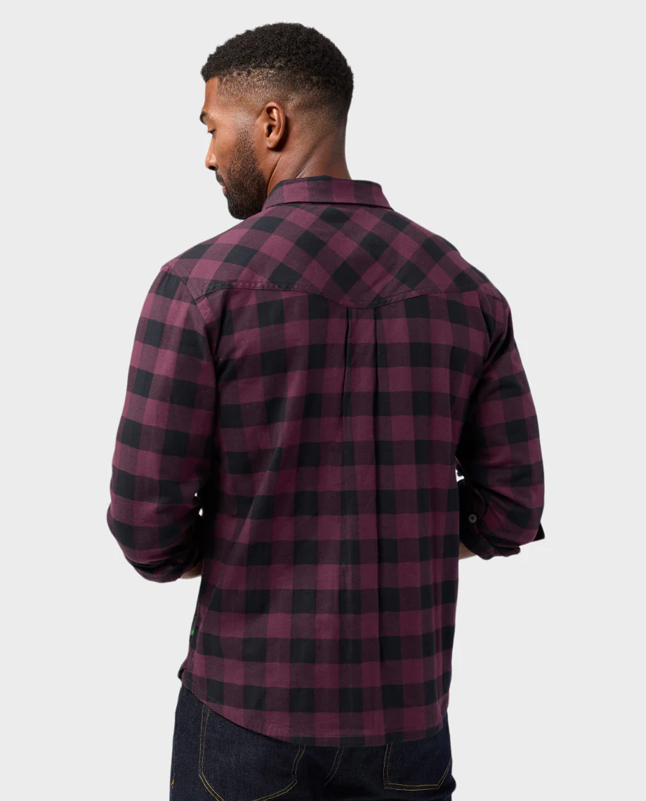 Men's Miter Stretch Lightweight Flannel Shirt - Image 37