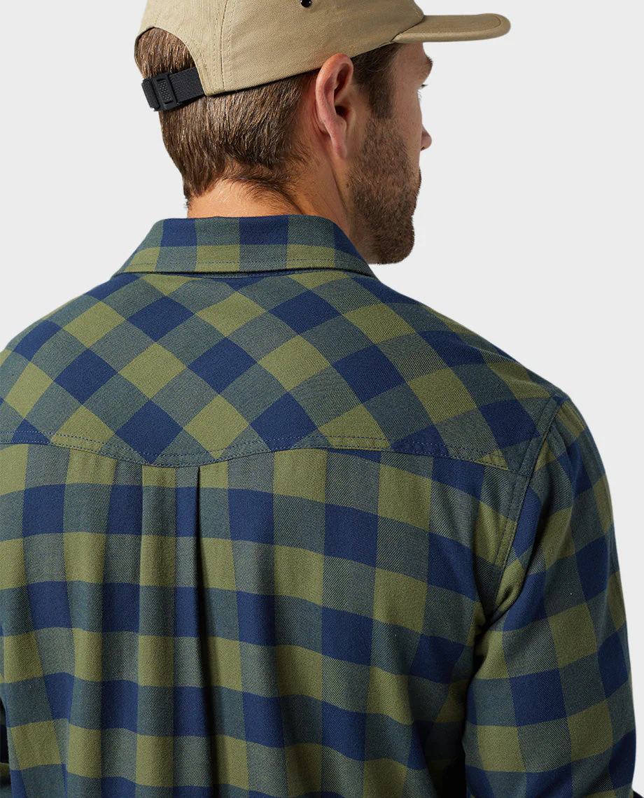 Men's Miter Stretch Lightweight Flannel Shirt - Image 7