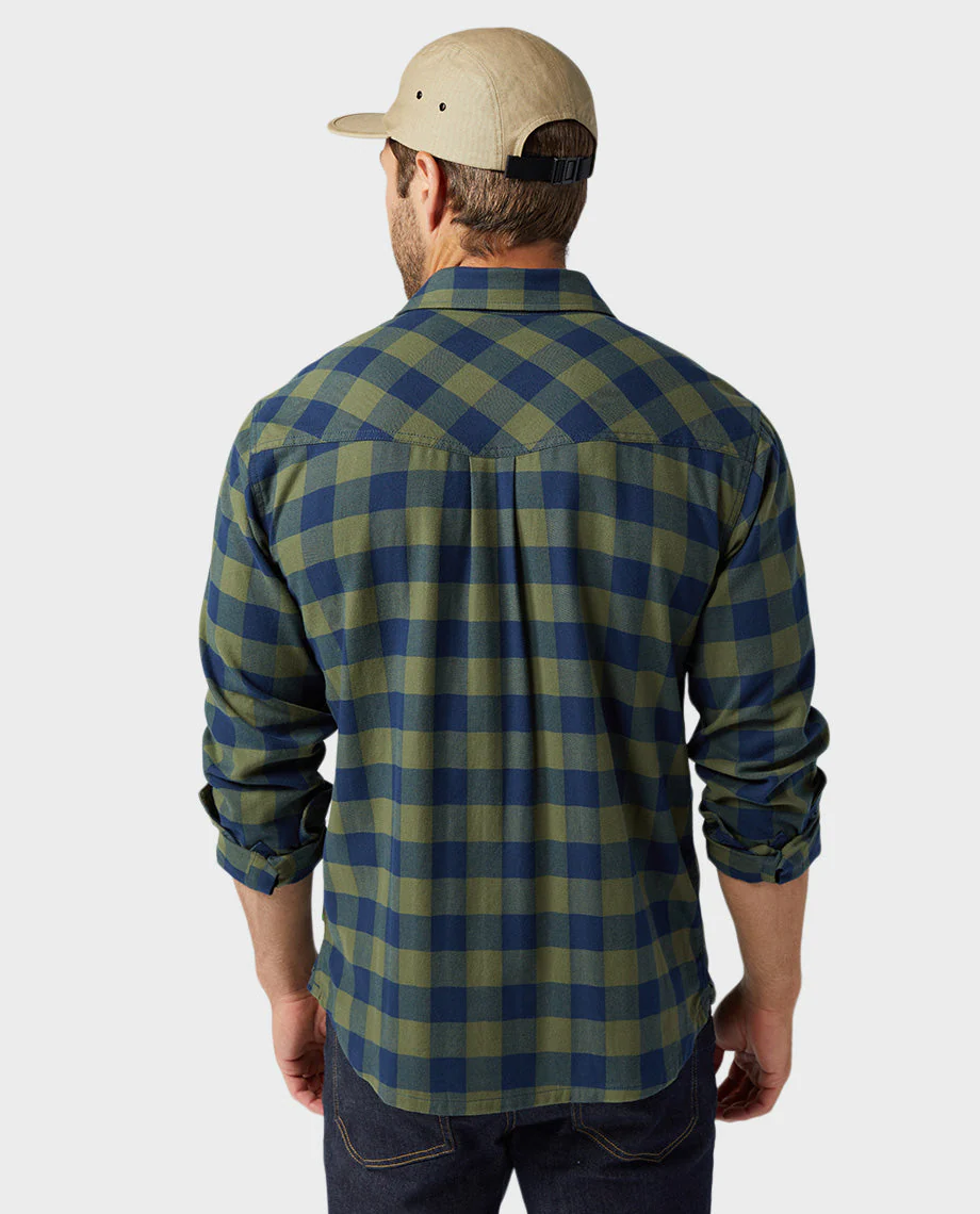 Men's Miter Stretch Lightweight Flannel Shirt - Image 9