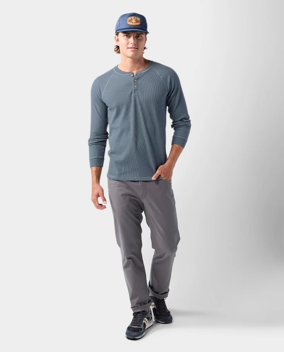 Men's Wister Waffle Henley - Image 12