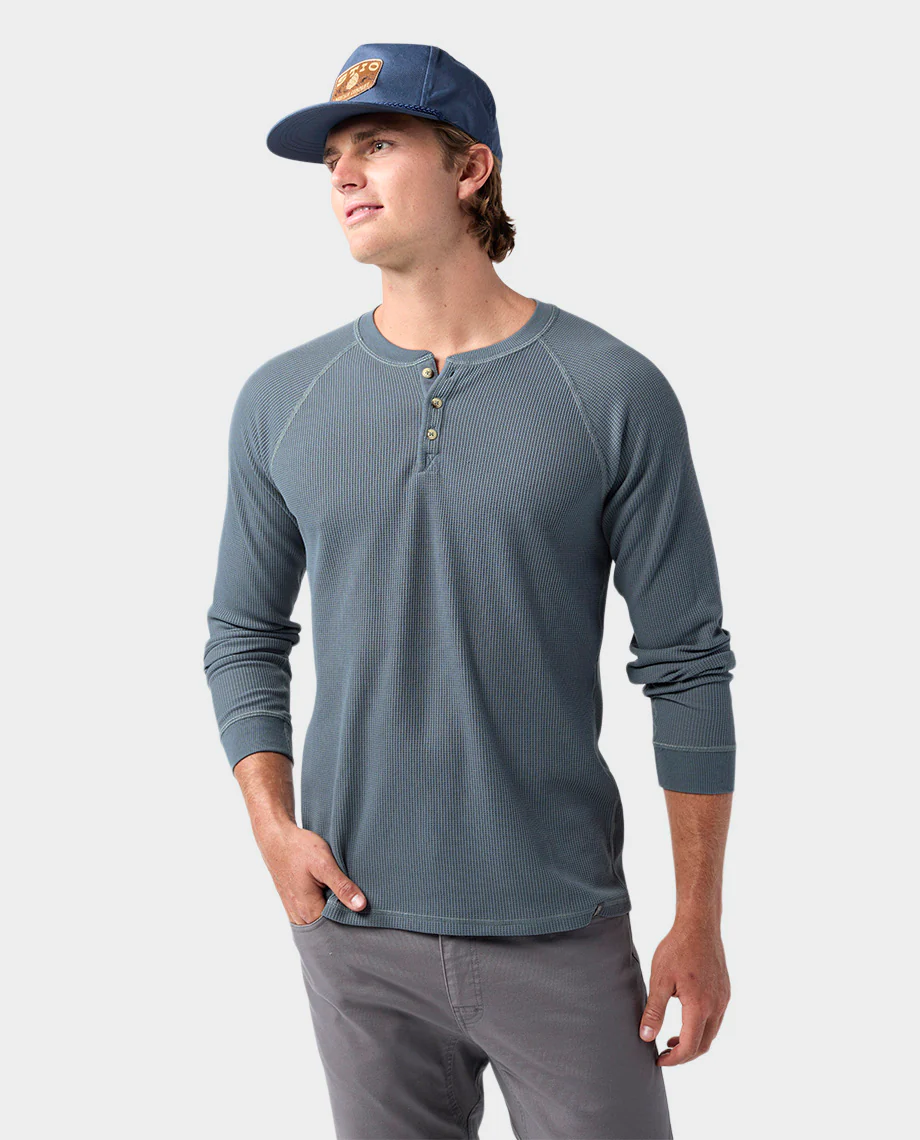 Men's Wister Waffle Henley - Image 13