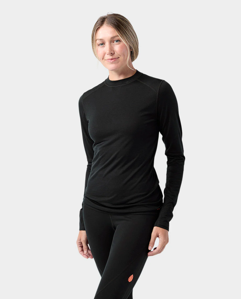 Women's Basis PeakWool Lightweight Crew LS - Image 12