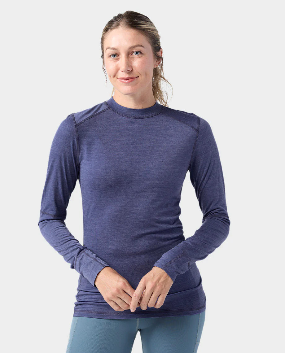 Women's Basis PeakWool Lightweight Crew LS - Image 19