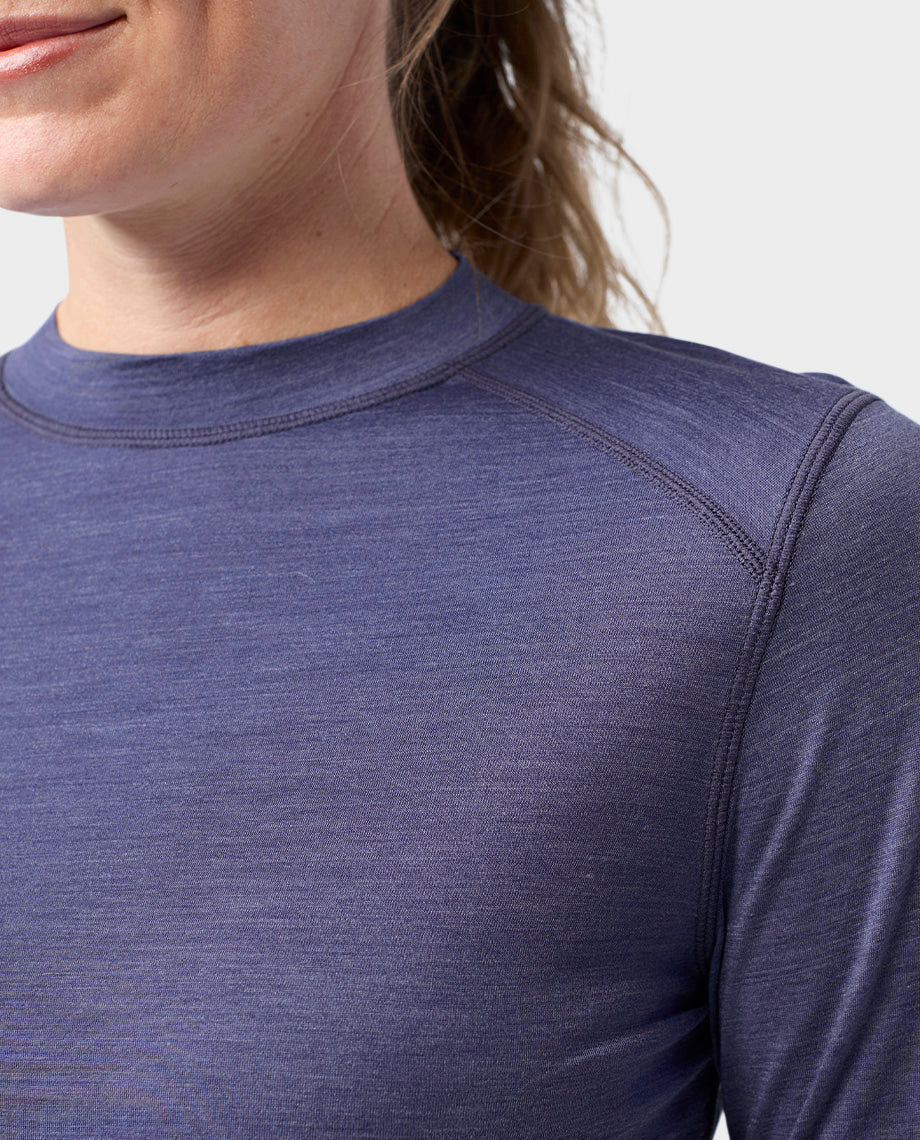 Women's Basis PeakWool Lightweight Crew LS - Image 20