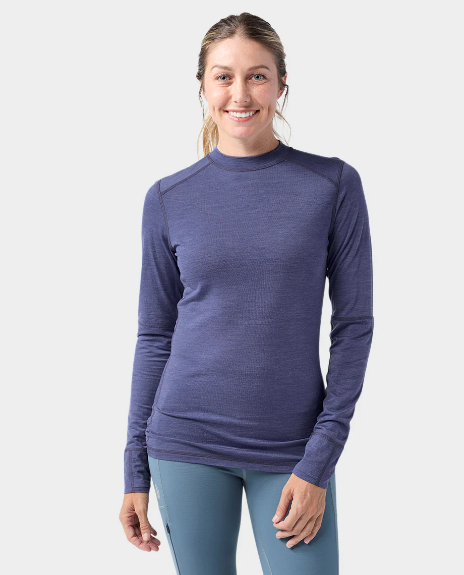 Women's Basis PeakWool Lightweight Crew LS - Image 22