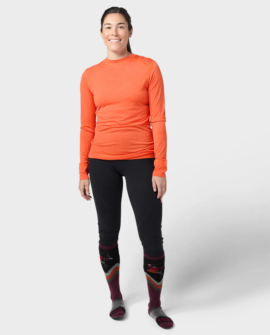 Women's Basis PeakWool Lightweight Crew LS - Image 27