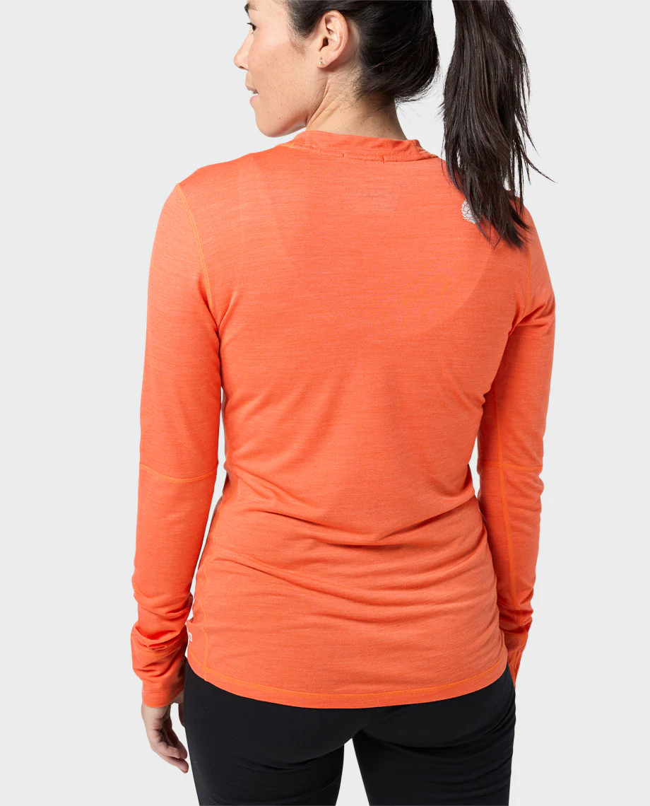 Women's Basis PeakWool Lightweight Crew LS - Image 28