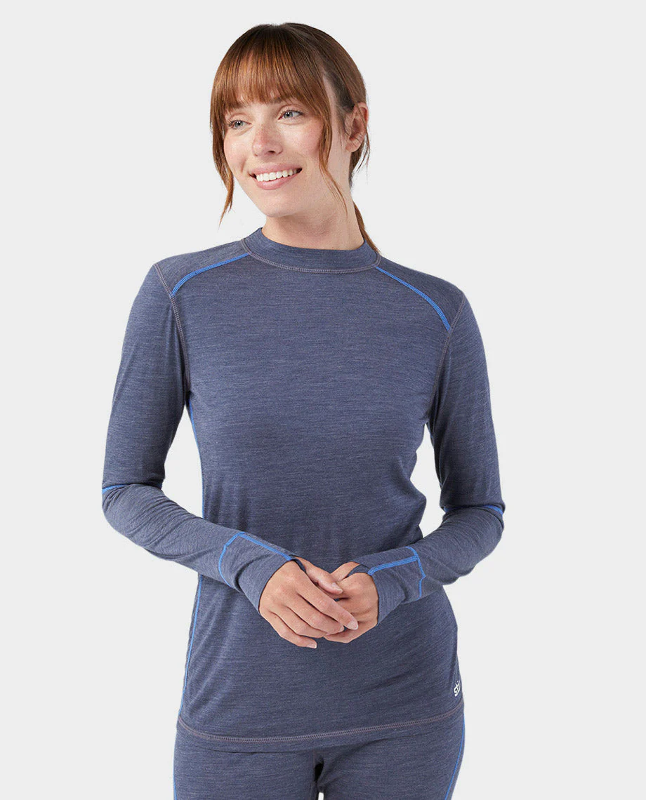 Women's Basis PeakWool Lightweight Crew LS - Image 5