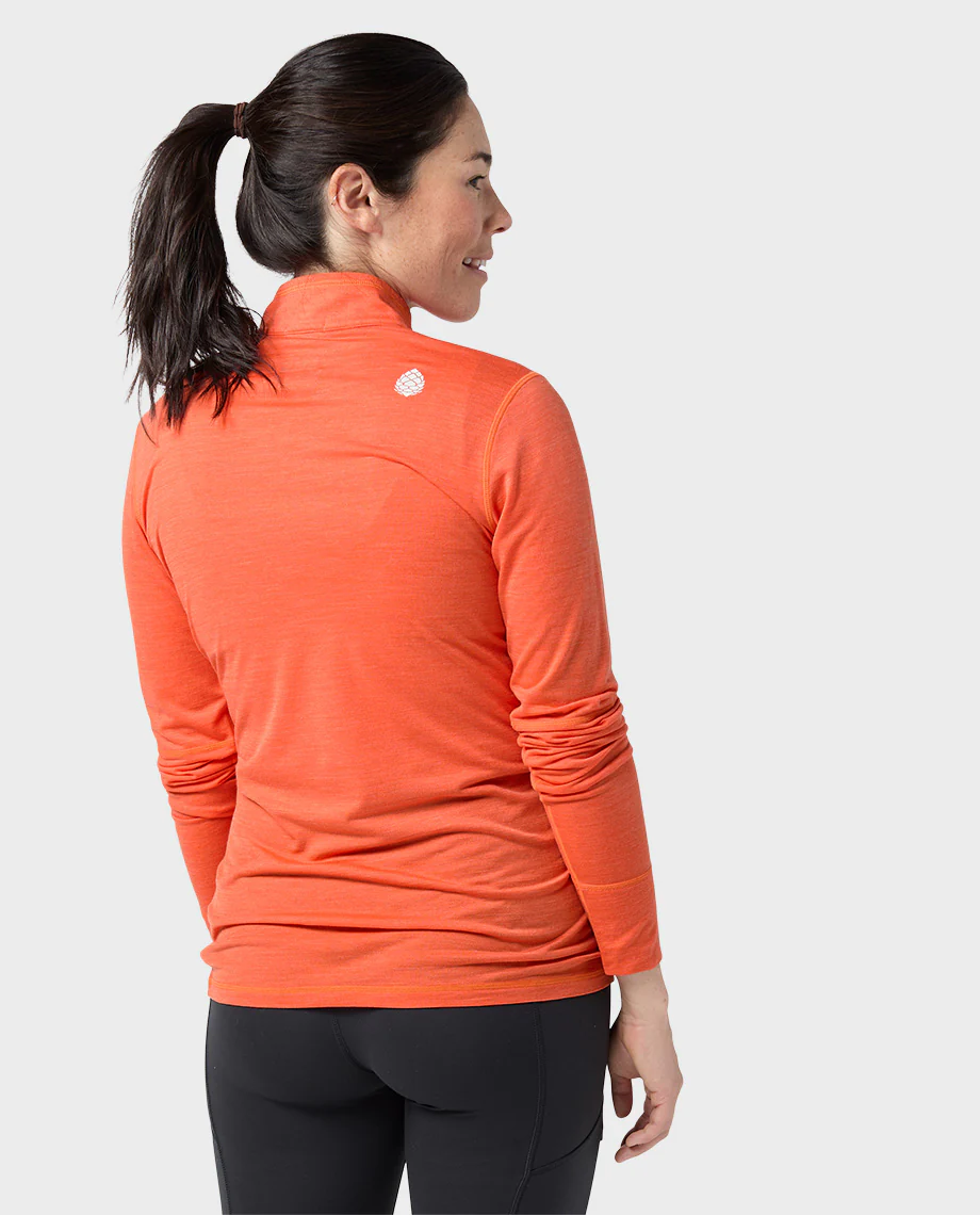 Women's Basis PeakWool Lightweight Half Zip - Image 12