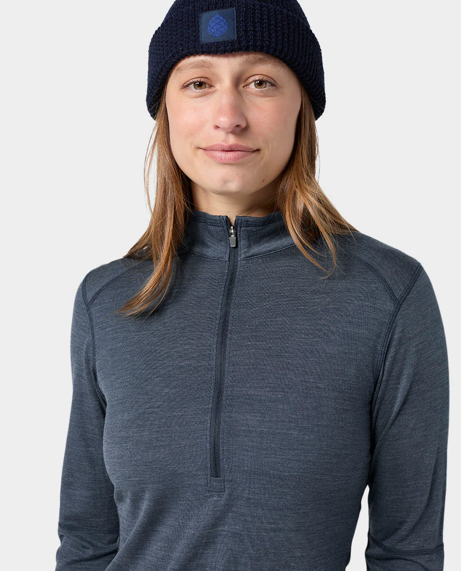 Women's Basis PeakWool Lightweight Half Zip - Image 18
