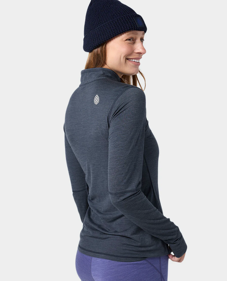 Women's Basis PeakWool Lightweight Half Zip - Image 21