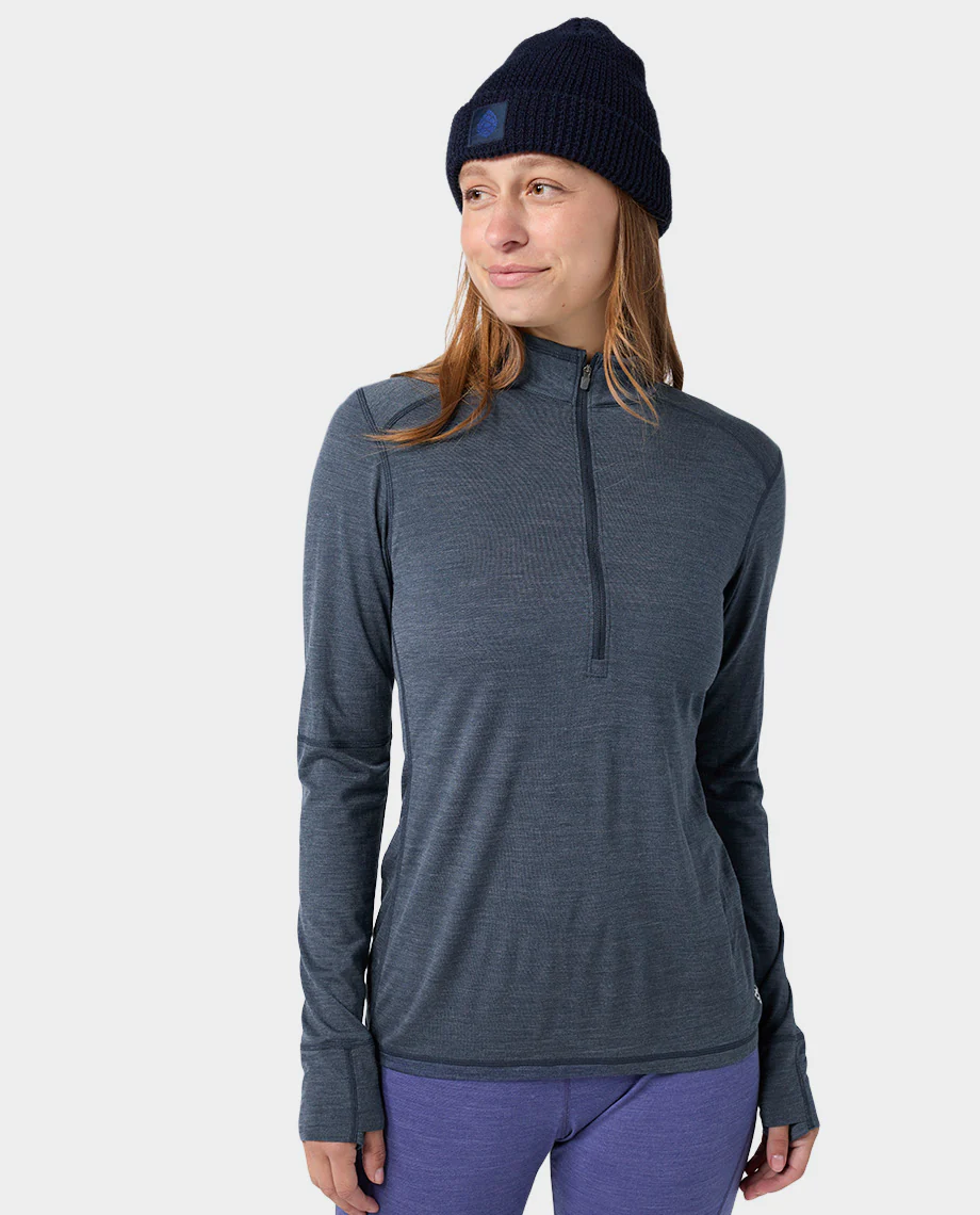 Women's Basis PeakWool Lightweight Half Zip - Image 22