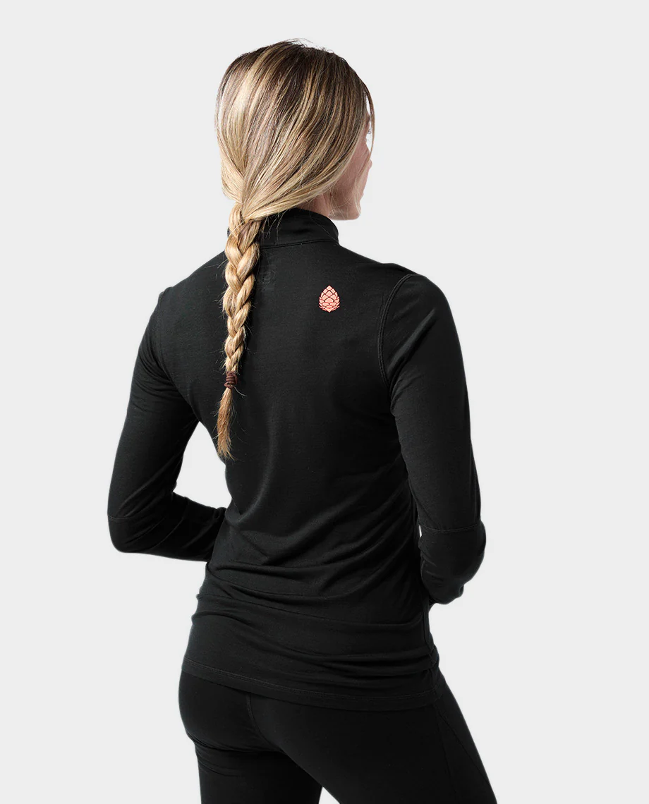Women's Basis PeakWool Lightweight Half Zip - Image 5