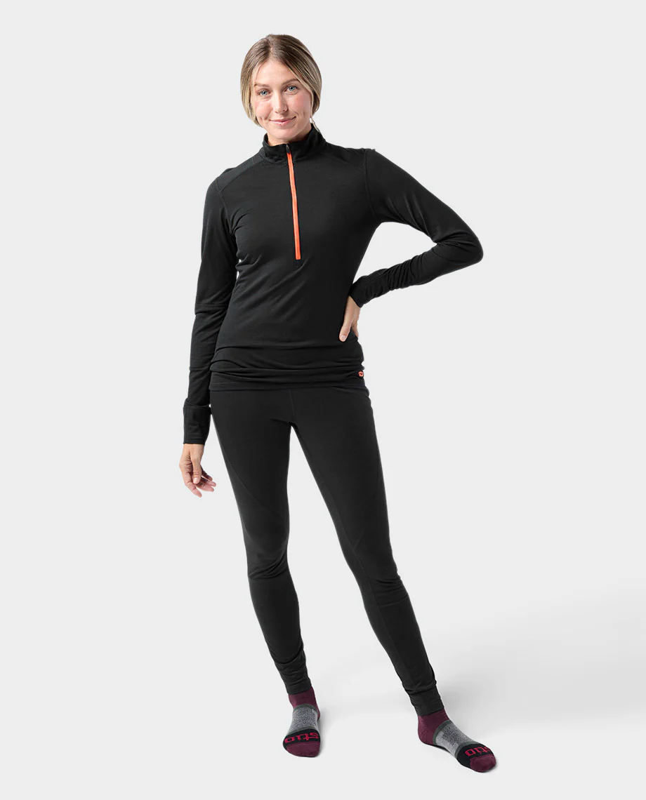 Women's Basis PeakWool Lightweight Half Zip - Image 7