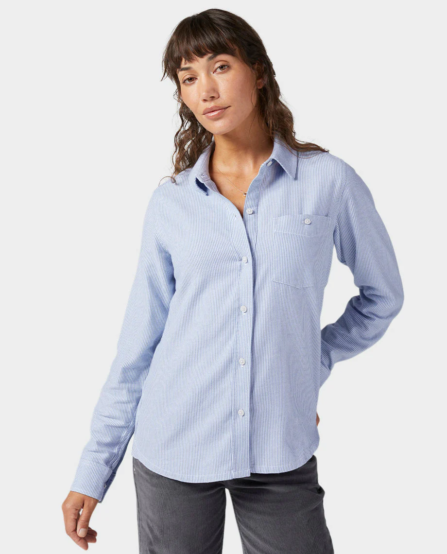 Women's Miter Stretch Lightweight Flannel Shirt - Image 10