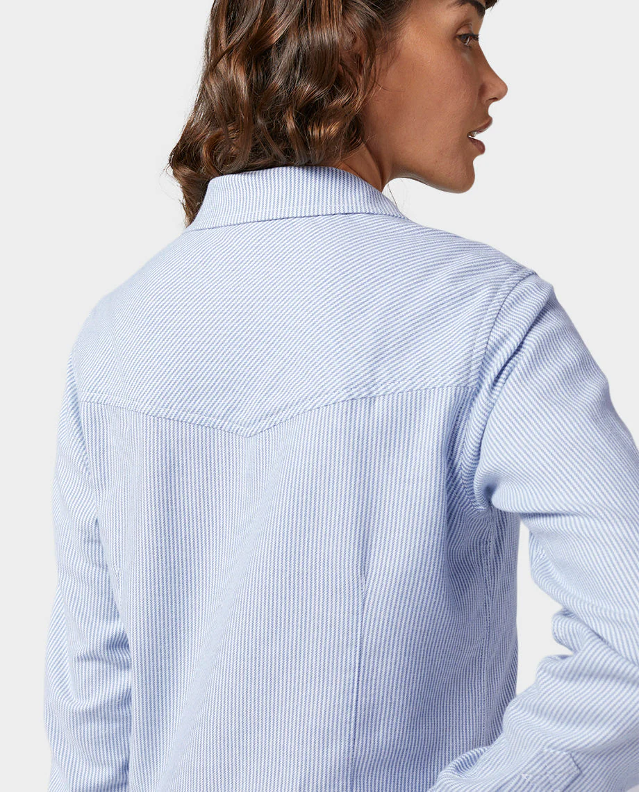 Women's Miter Stretch Lightweight Flannel Shirt - Image 11