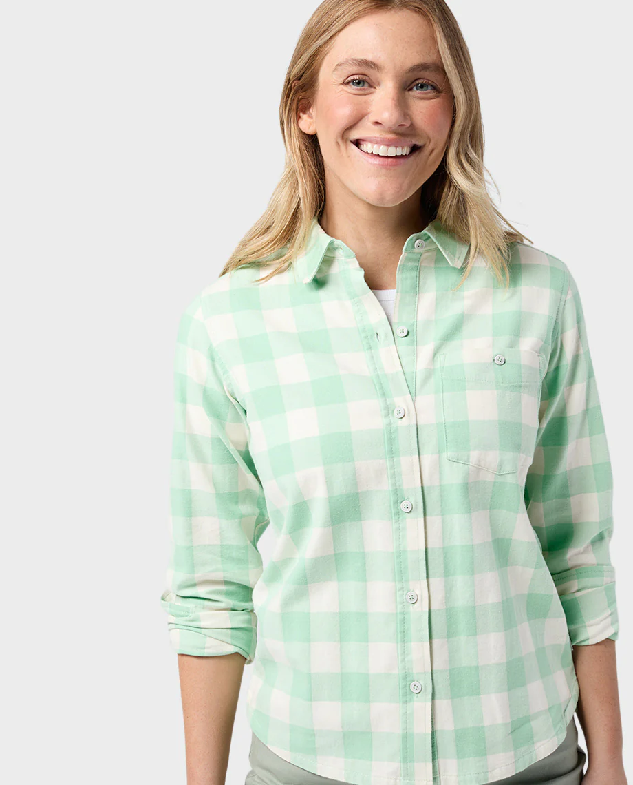 Women's Miter Stretch Lightweight Flannel Shirt - Image 15