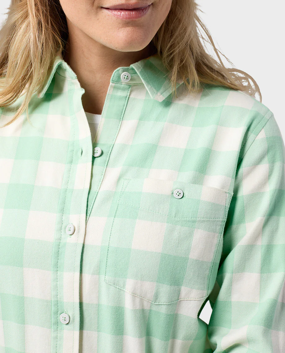 Women's Miter Stretch Lightweight Flannel Shirt - Image 17