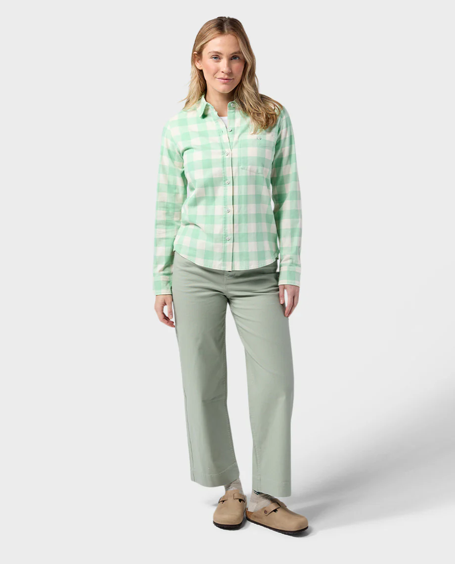Women's Miter Stretch Lightweight Flannel Shirt - Image 19