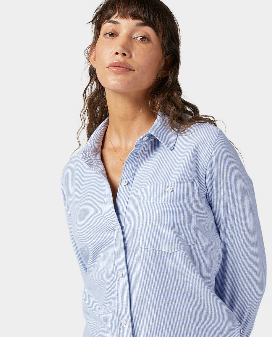 Women's Miter Stretch Lightweight Flannel Shirt - Image 3