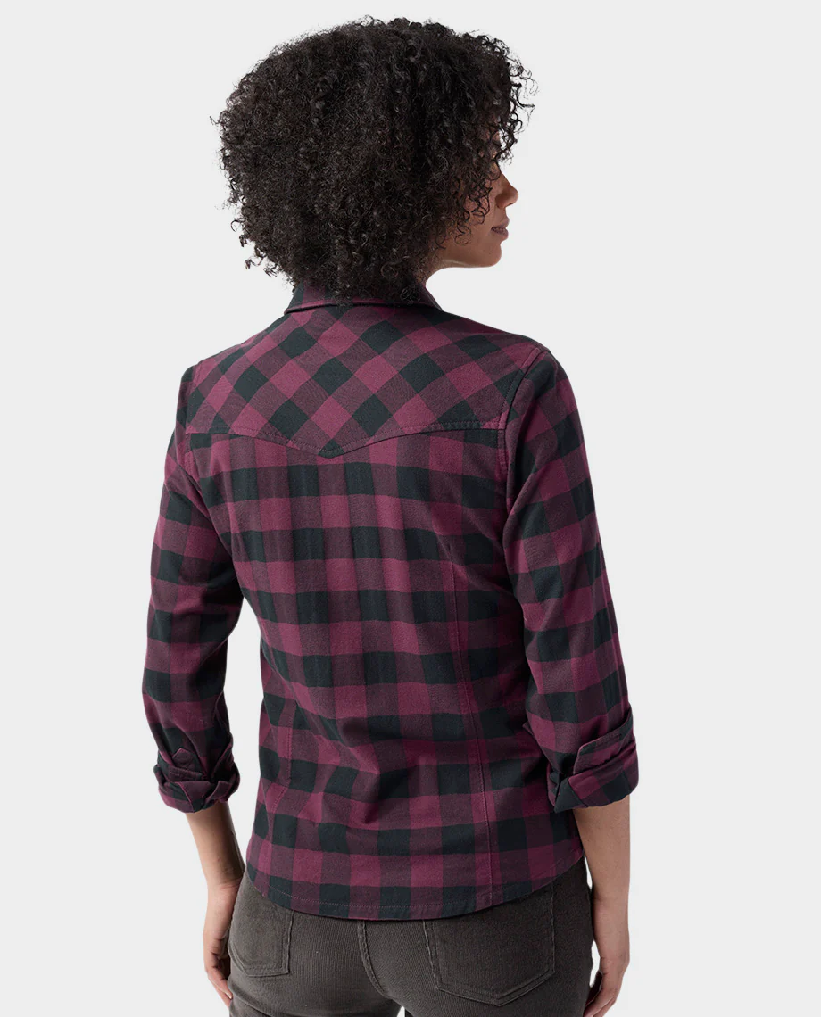 Women's Miter Stretch Lightweight Flannel Shirt - Image 31