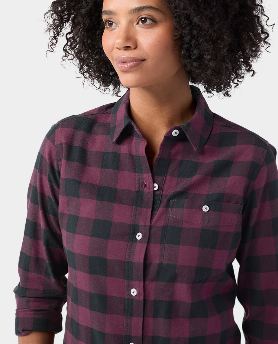 Women's Miter Stretch Lightweight Flannel Shirt - Image 32